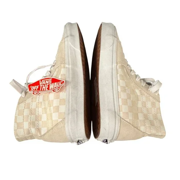 Vans SK8-Hi Crystal Sidestripe Checker High Top Sneaker 721356 Sz 7/M 8.5/W NWOB - Picture 4 of 7